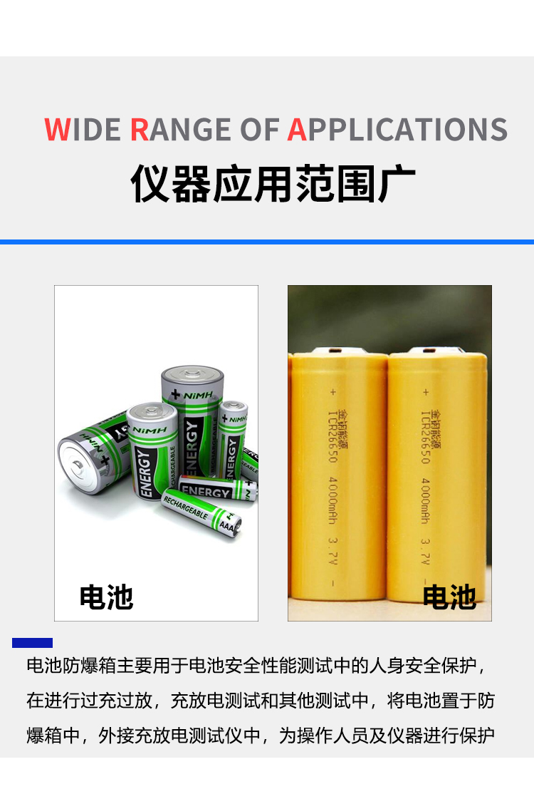 鋰電池防爆試驗(yàn)箱